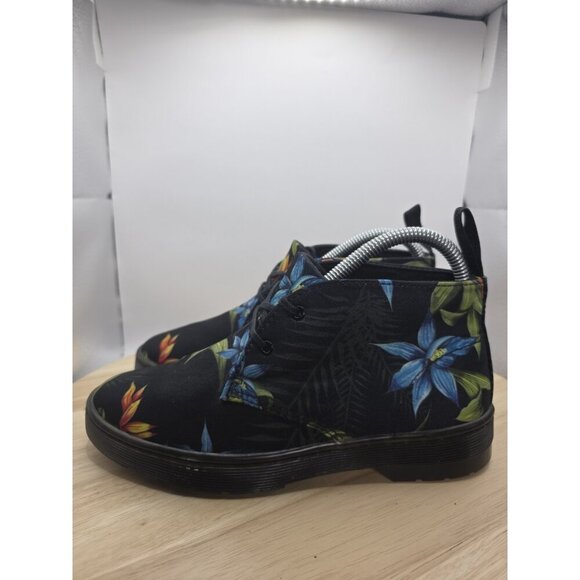 Dr. Martens Daytona ladies floral pattern shoes boots size 37 US 6 - Picture 1 of 9
